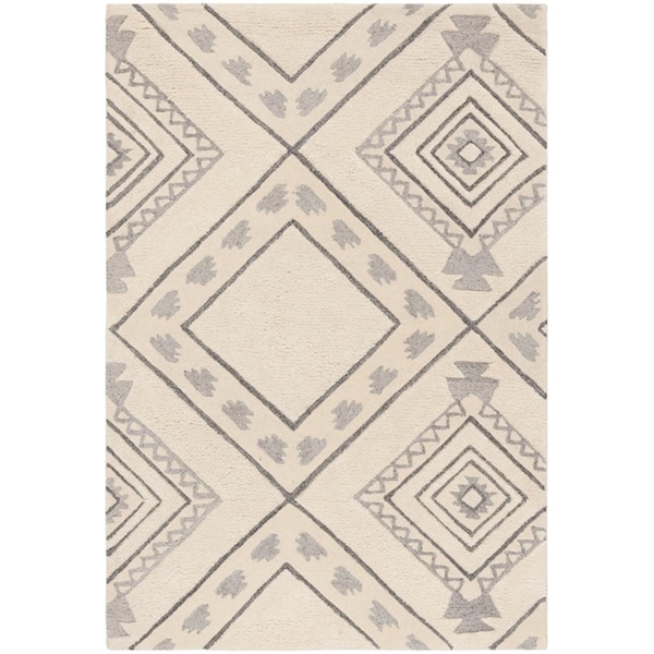 Safavieh Casablanca 5 x 8 ft. Rectangle Area Rug - Ivory & Grey CSB302A-5 - main